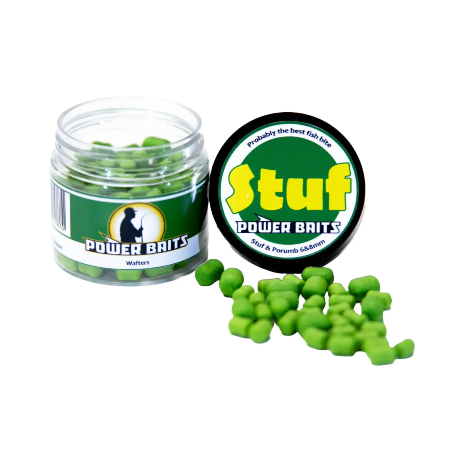 Wafters, Pop-up - Wafter Power Baits Stuf și Porumb 6-8mm verde