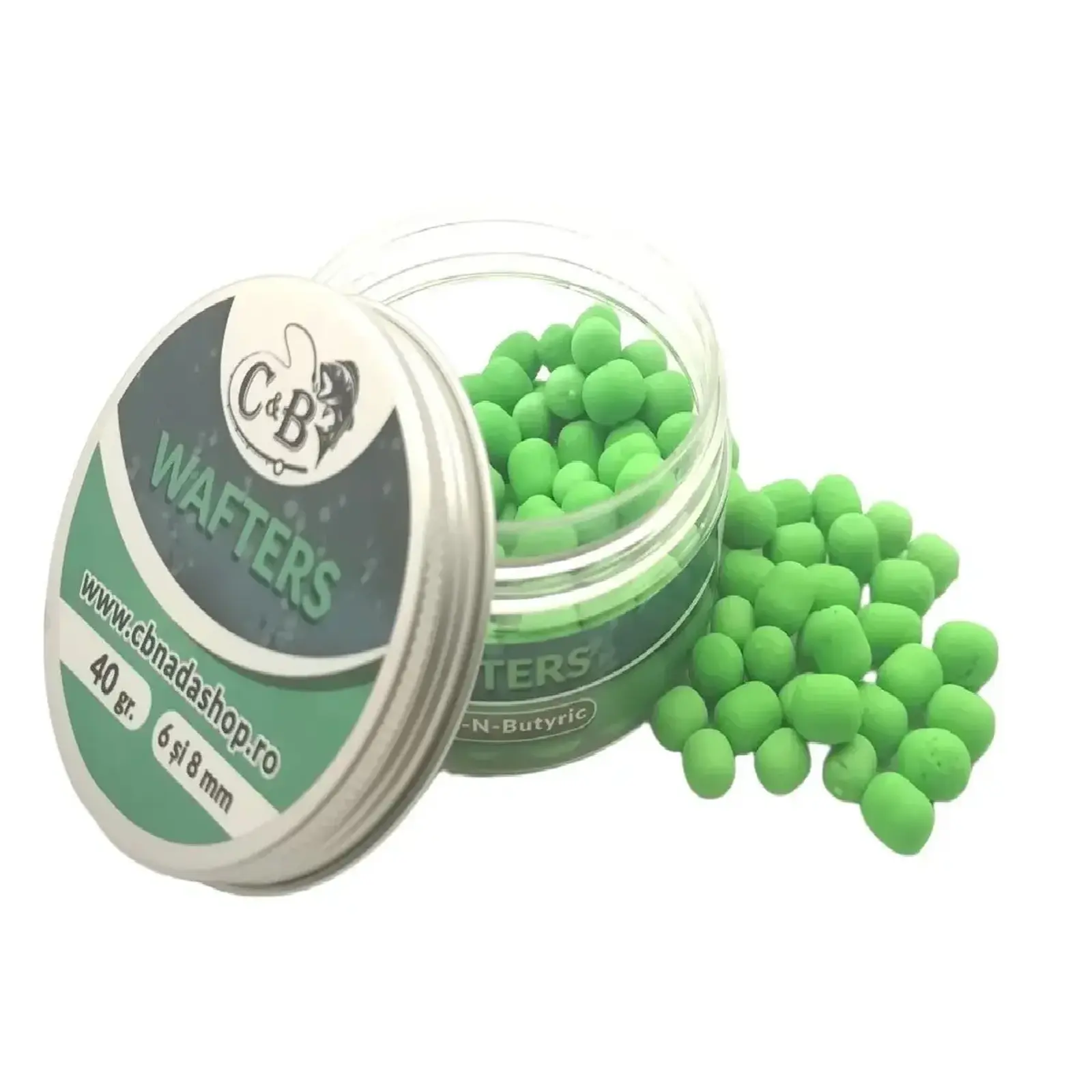 Wafters, Pop-up - Wafters C&B Ananas N-Butyric 6/8mm 40g Culoare Verde