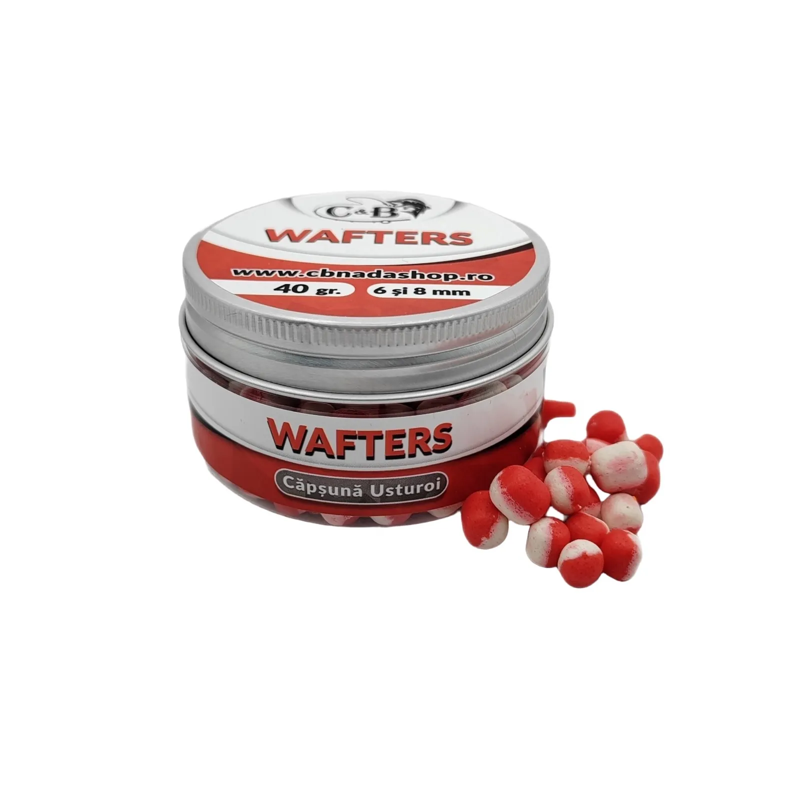 Momeli De Carlig - Wafters C&B Capsuna Usturoi 6/8mm 40 Gr.