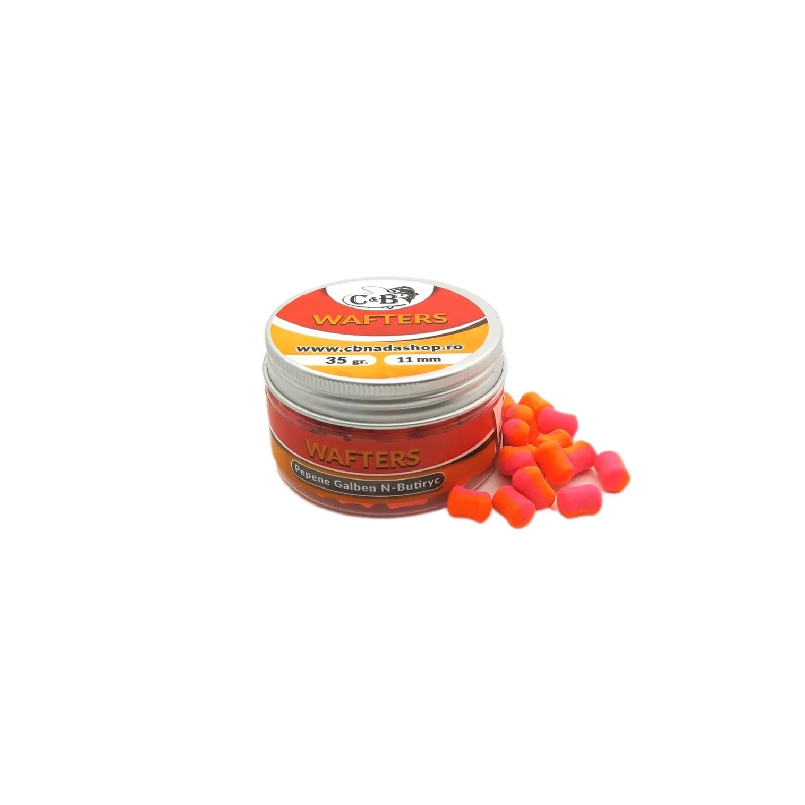 Momeli De Carlig - Wafters C&B Pepene Galben N-Butyric 11mm 35g