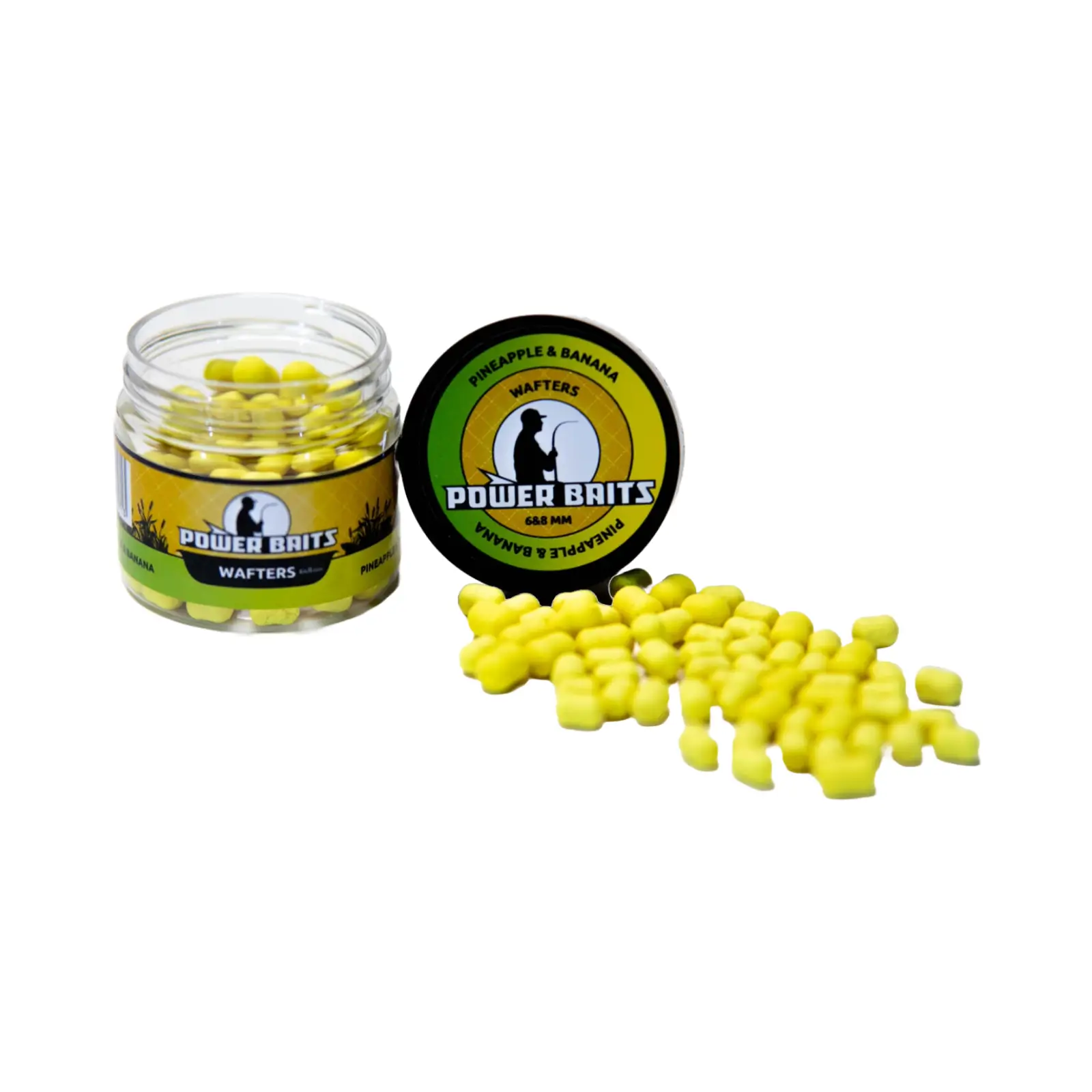 Wafters, Pop-up - Wafters Power Baits Pineapple & Banana 6-8mm Galben Fluo