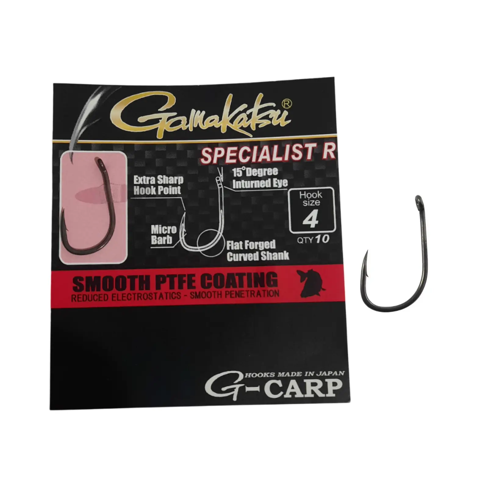 Gamakatsu G-Carp Specialist R - Mecanică Perfectă pentru Crapi Precauți NR.4