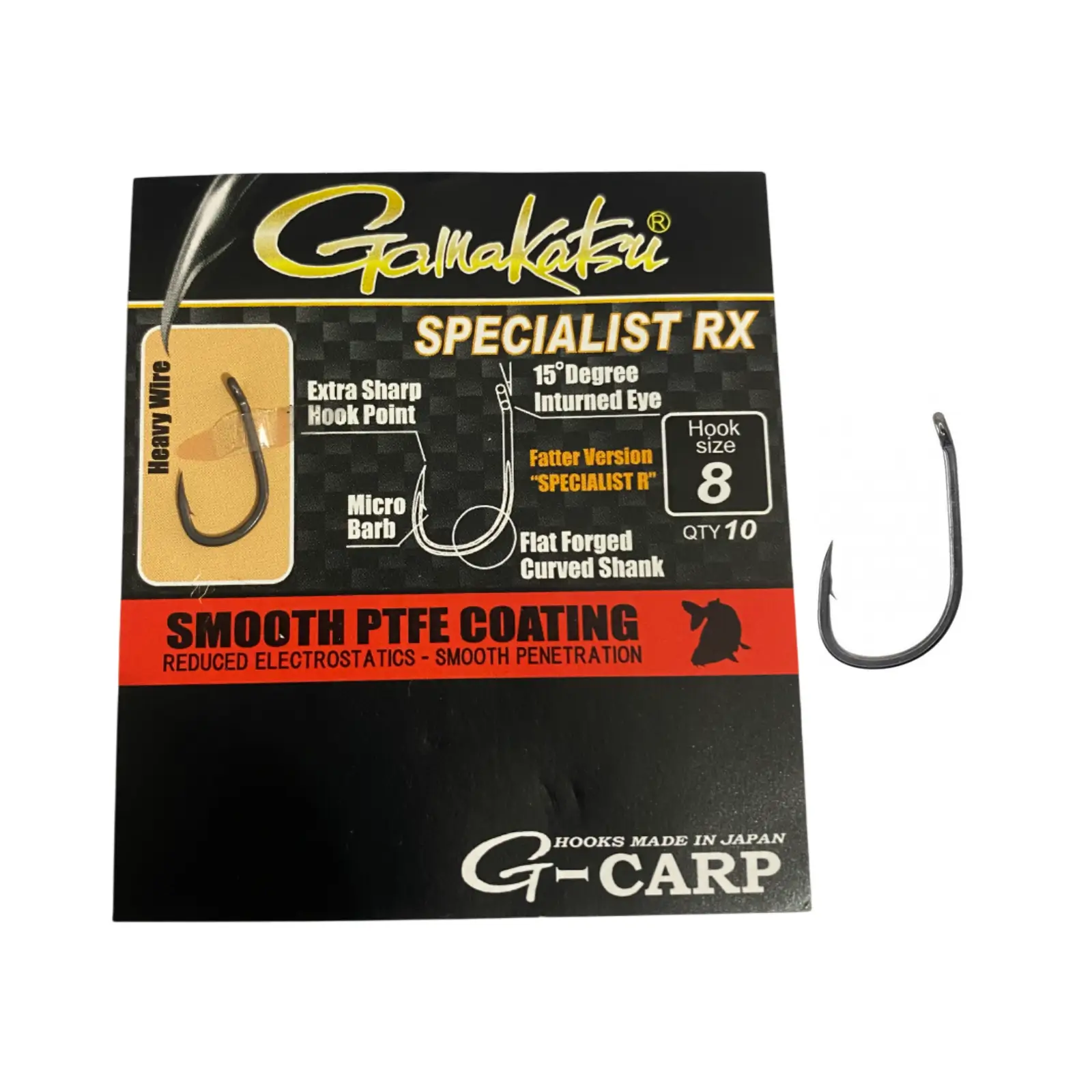 Cârlige Gamakatsu Specialist RX -10buc plic NR.8