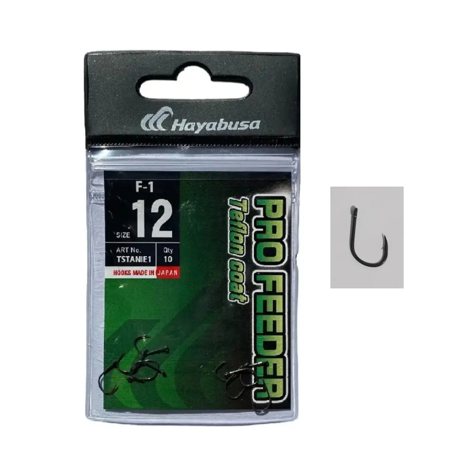 Cârlige Hayabusa F1 Feeder NRB, Nr.6 - Nr.12, 10buc plic NR.12