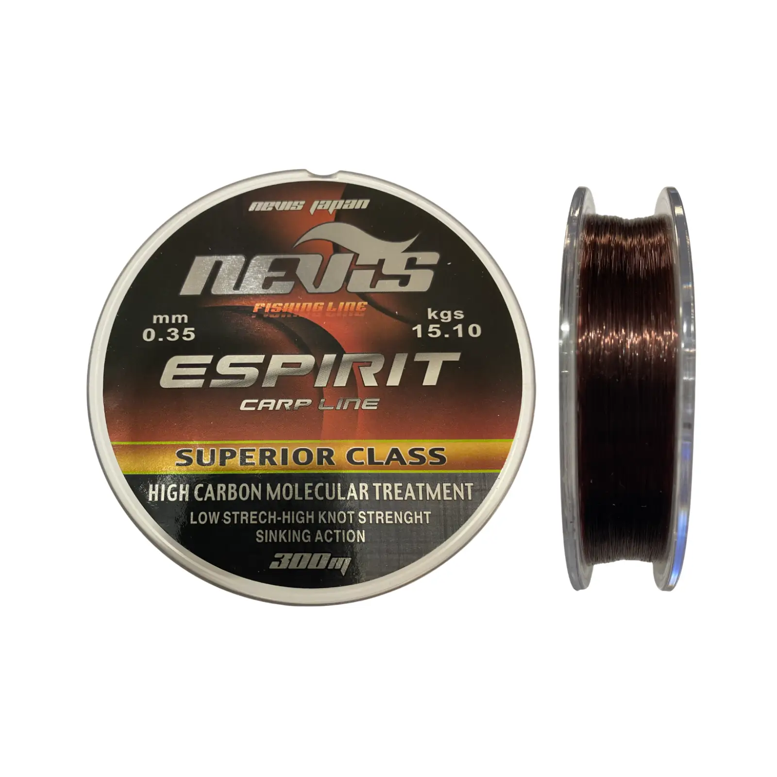 Fir Monofilament Nevis Espirit 300m Maro 0,35mm, 300M