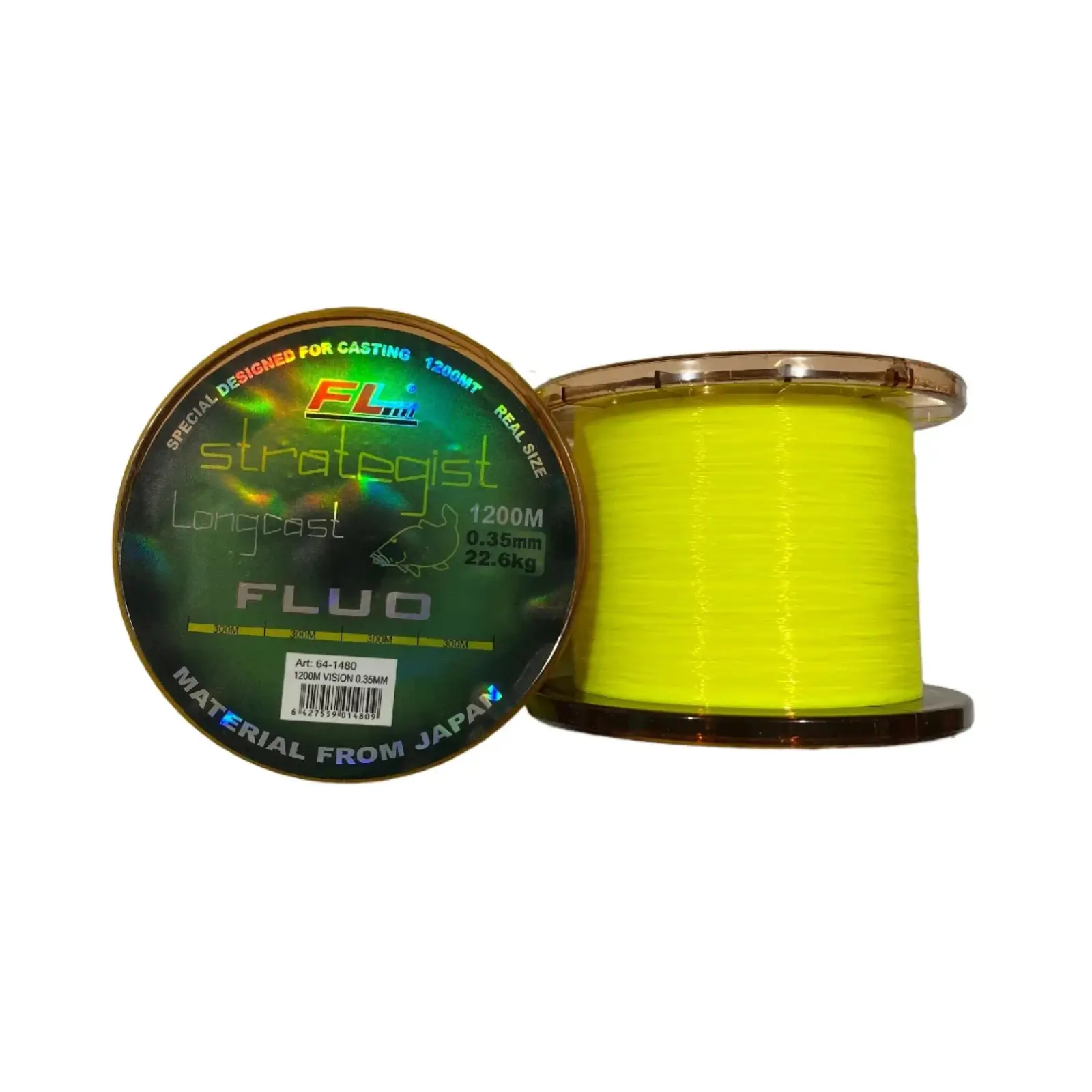 Fir monofilament ProFL Strategist Longcast Galben Fluo 1200m 0,35mm, 1200M