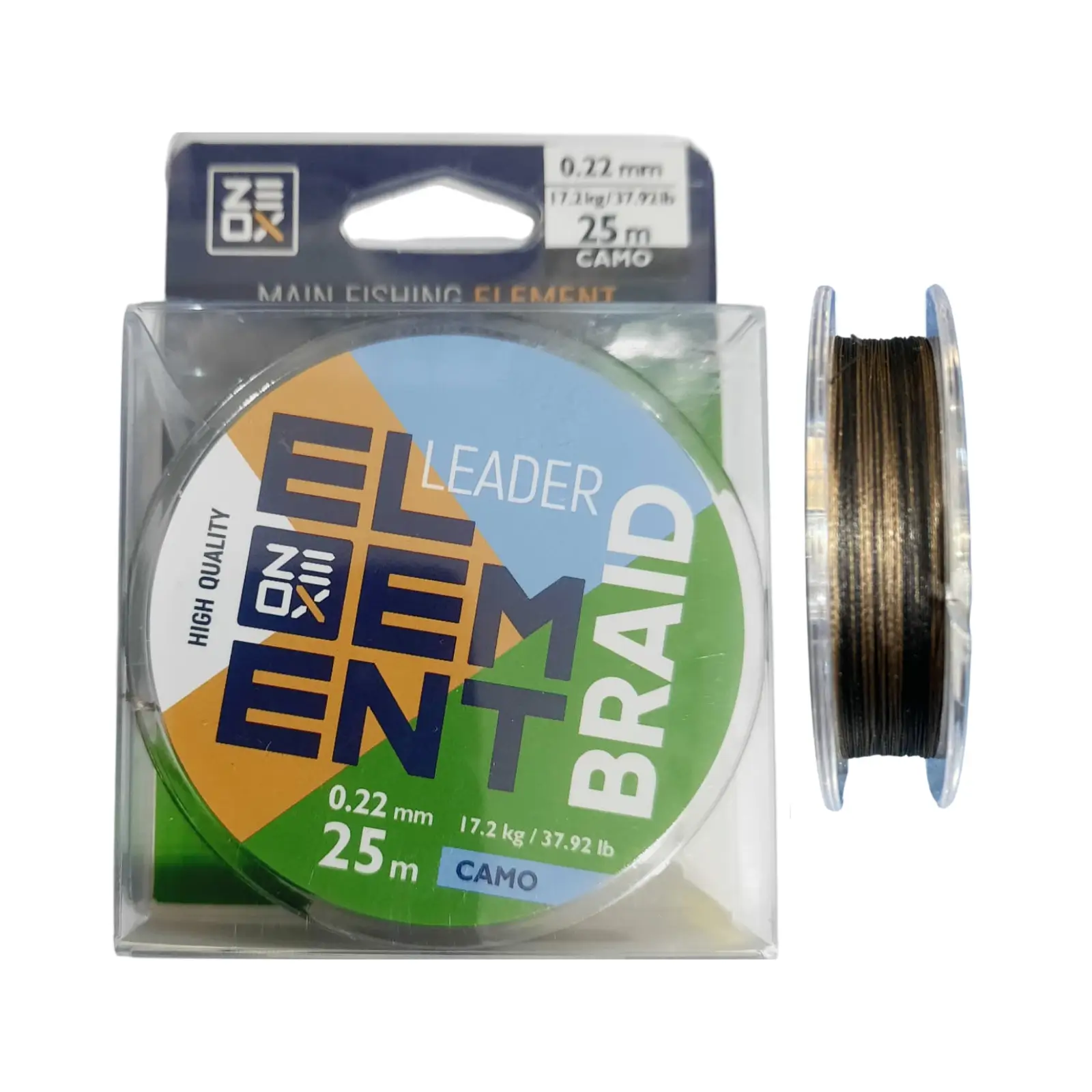 Fir Textil Zeox Element Leader Camo 25m 0,22mm, 25M