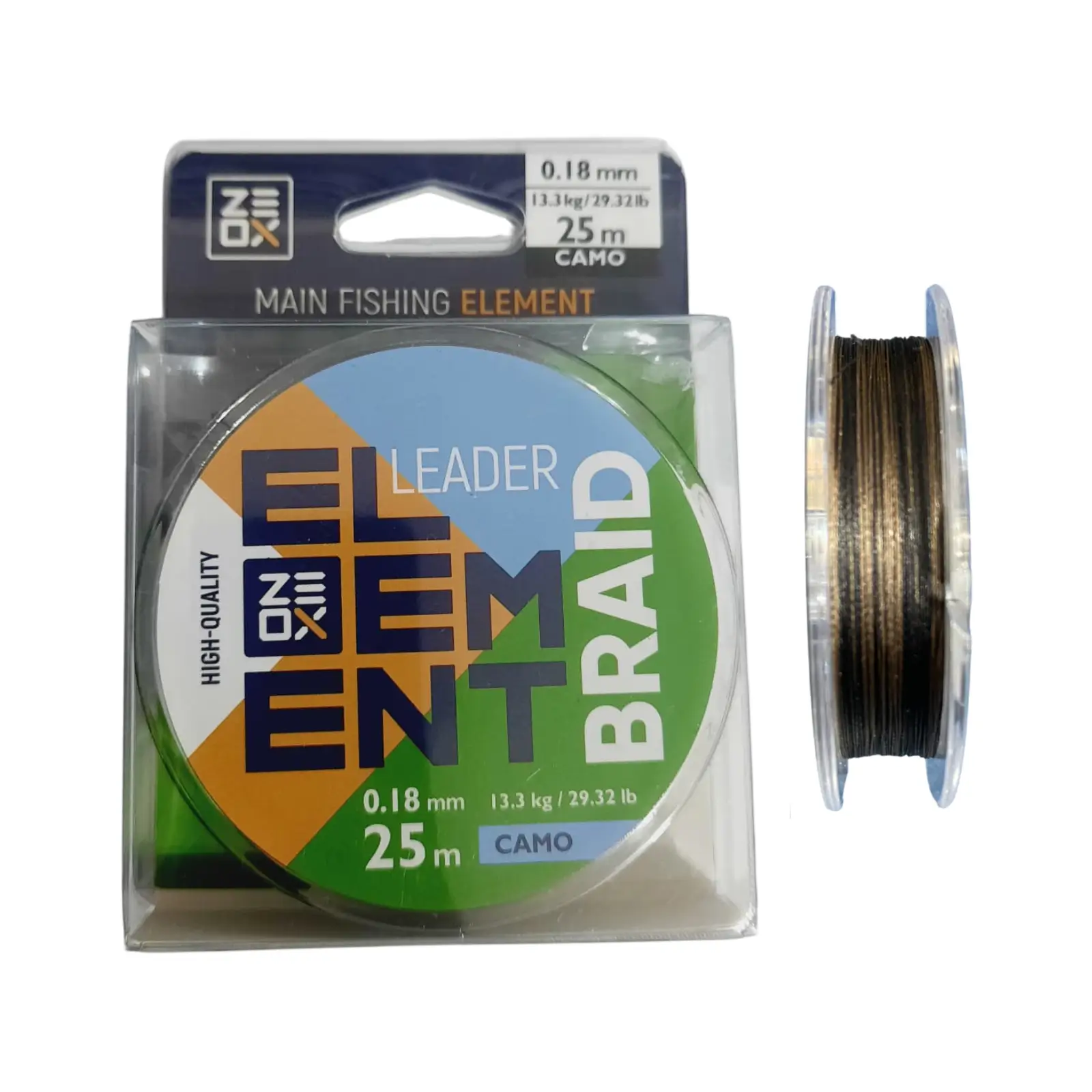 Fir Textil Zeox Element Leader Camo 25m 0,18mm, 25M