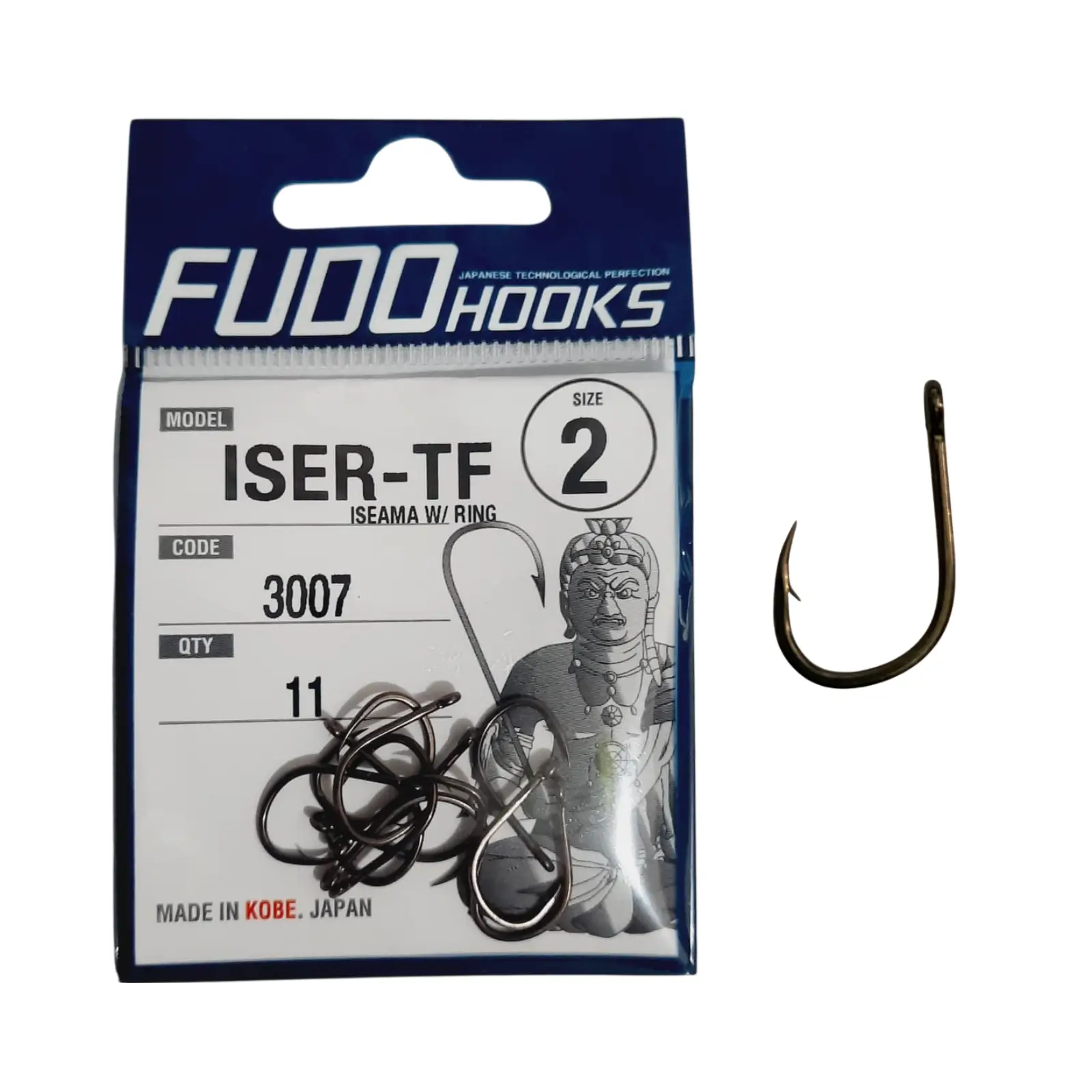 Cârlige Fudo Iseama W Ring Teflonate TF-3007 NR.2, 11 Buc