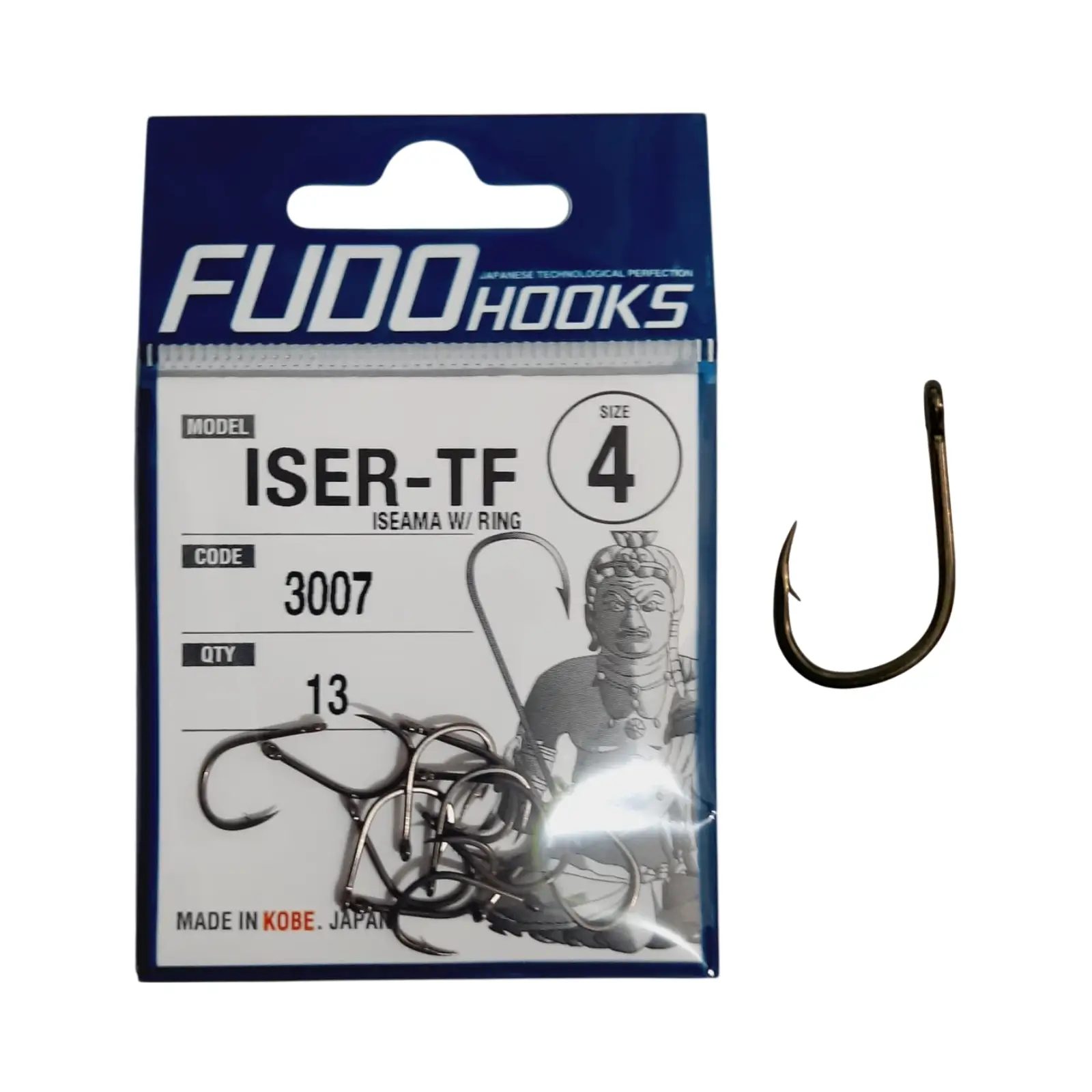 Cârlige Fudo Iseama W Ring Teflonate TF-3007 NR.4, 13 Buc