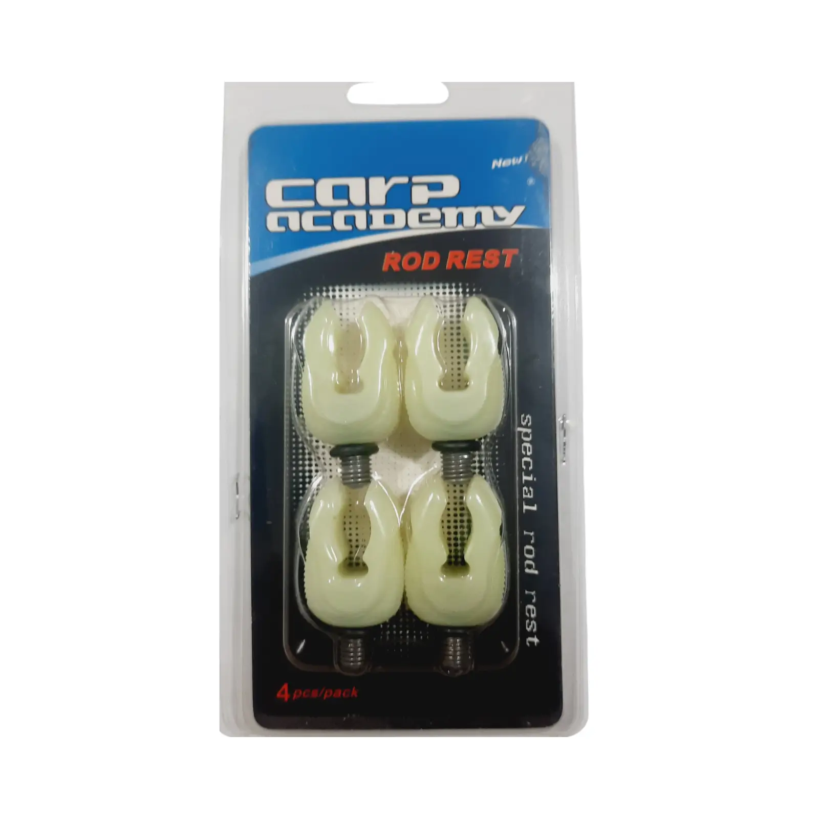 Set 4 Capete Suport Lansetă U-Shape Fluo și Negru din Silicon MIC, FLUO