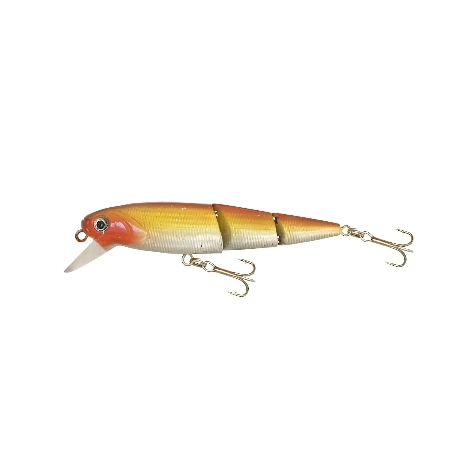 Vobler Kamasaki 3-Joint 10cm 15.5g Spate portocaliu, abdomen auriu