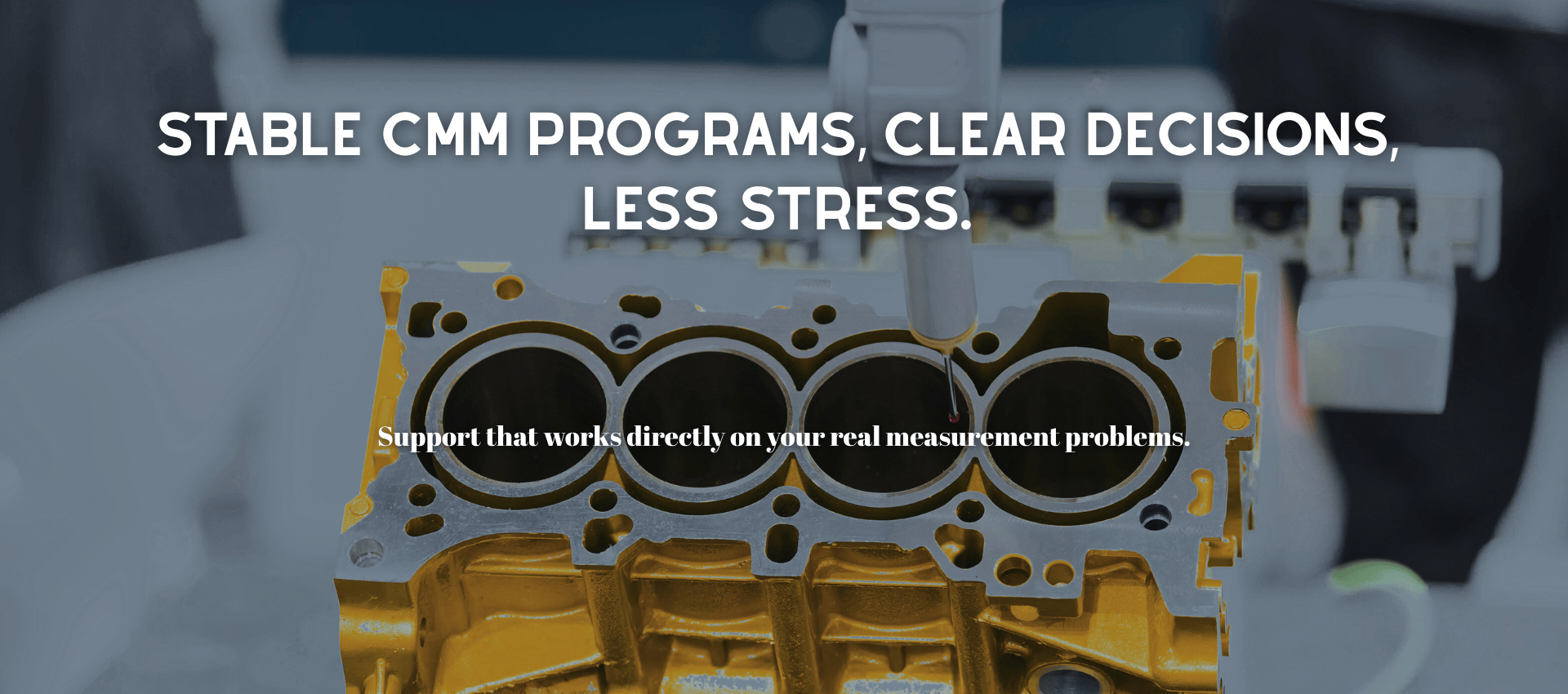 Build and support CMM programs