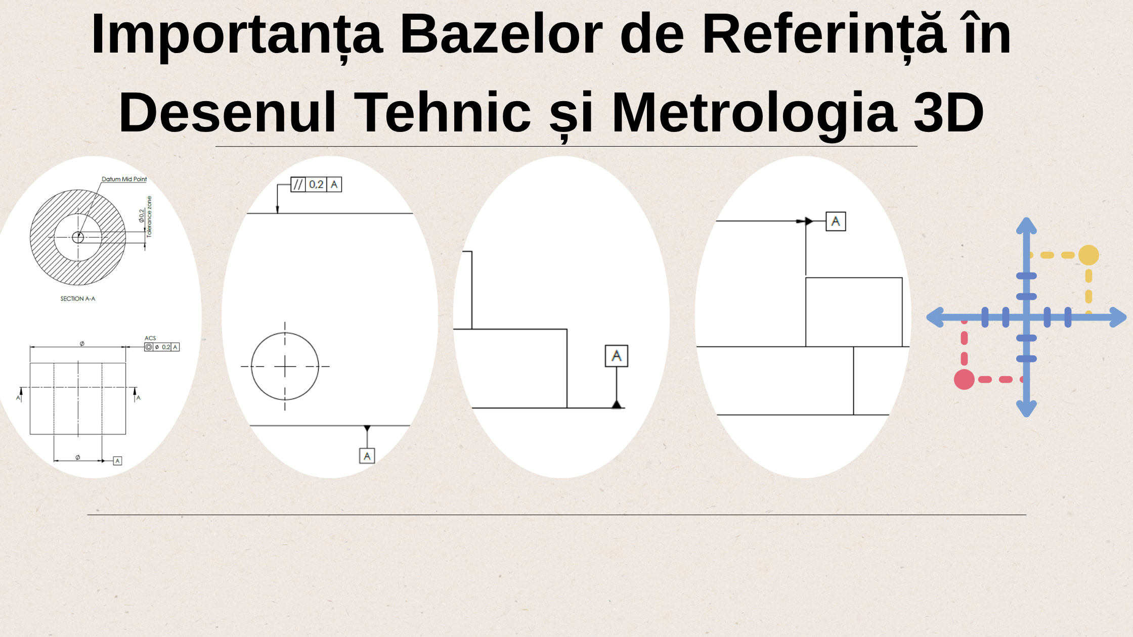 Importanța Bazelor de Referință în Desenul Tehnic și Metrologia 3D
