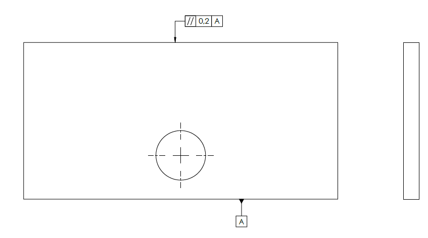 Integral straight line
