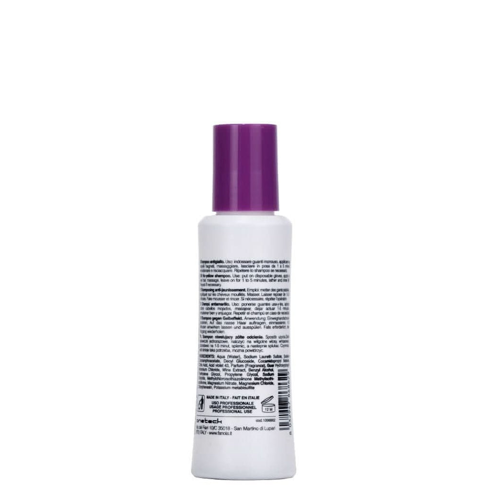 Fanola No Yellow Care Sampon Antigalben pentru Par Blond si Grizonat 100 ml [2]