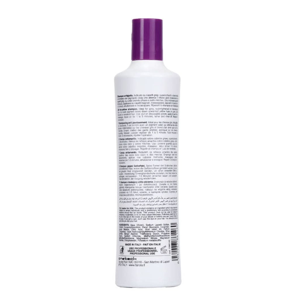 Fanola No Yellow Care Sampon Antigalben pentru Par Blond si Grizonat 350 ml [2]