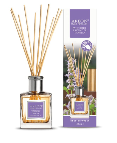 Odorizante - Areon Home Perfumes Odorizant de Camera cu Betisoare Patchouli, Lavender & Vanilla 150 ml