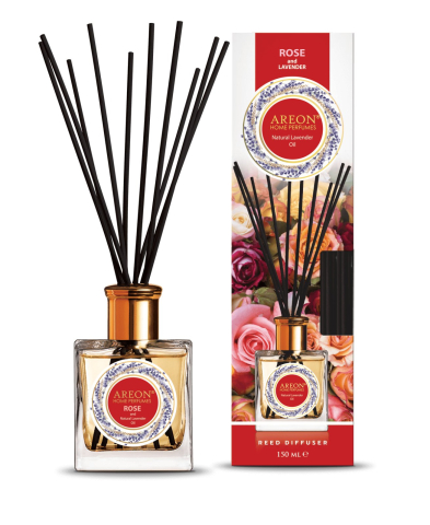 Odorizante - Areon Home Perfumes Odorizant de Camera cu Betisoare Rose & Lavender Oil 150 ml