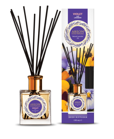 Odorizante - Areon Home Perfumes Odorizant de Camera cu Betisoare Violet & Lavender Oil 150 ml