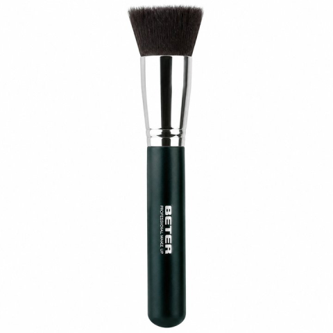 Pensule machiaj - Beter Professional Make Up Nr. 18 Pensula Flat Top pentru Fond de Ten Lichid din Par Sintetic