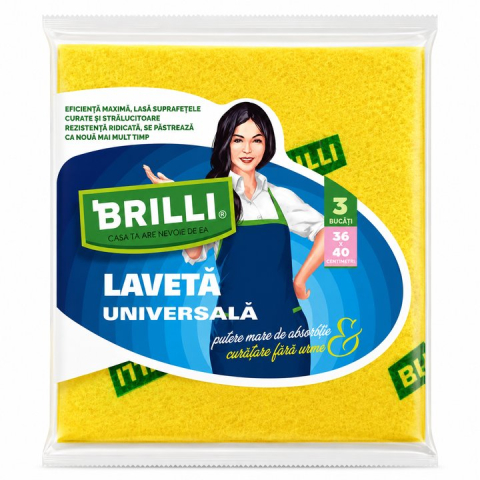 Lavete - Brilli Laveta Universala Multifunctionala 36x40 cm 3 buc