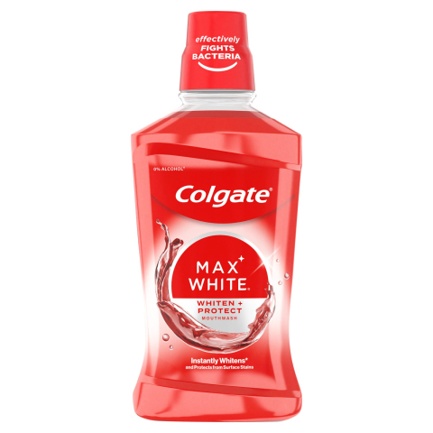 Apa de gura - Colgate Max White Whiter Teeth Apa de Gura fara Alcool 500 ml