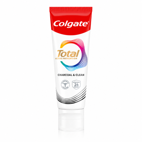 Ingrijire corp - Colgate Total Active Prevention Charcoal & Clean Pasta de Dinti 100 ml