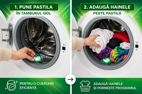 Detergent de rufe capsule Ariel Allin1 PODS Artic Color, 70 Spalari [2]