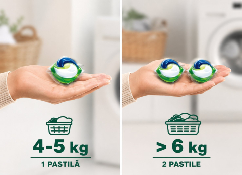 Detergent de rufe capsule Ariel Allin1 PODS Impeccable Stain Removal, 70 Spalari [1]