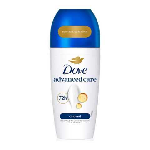 Deodorante femei - Dove Advanced Care Original Antiperspirant Roll-On pentru Femei 50 ml