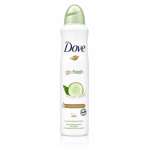 Ingrijire corp - Dove Go Fresh Antiperspirant Spray Castravete si Ceai Verde 250 ml