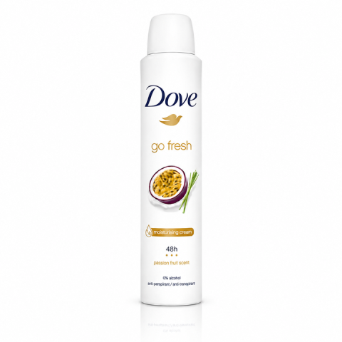 Ingrijire corp - Dove Go Fresh Antiperspirant Spray Fructul Pasiunii 250 ml