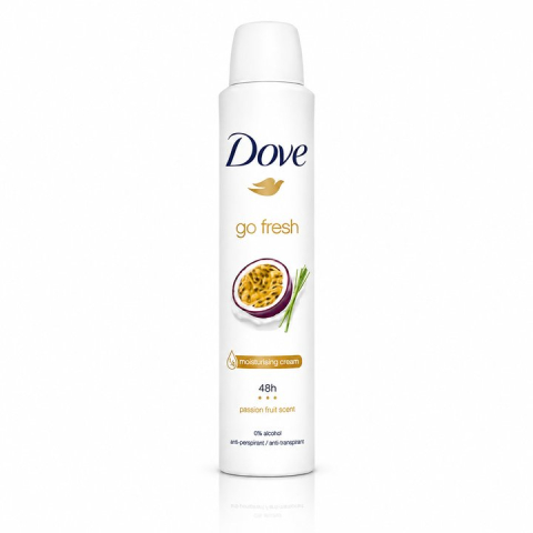 Deodorante femei - Dove Go Fresh Antiperspirant Spray Fructul Pasiunii 250 ml