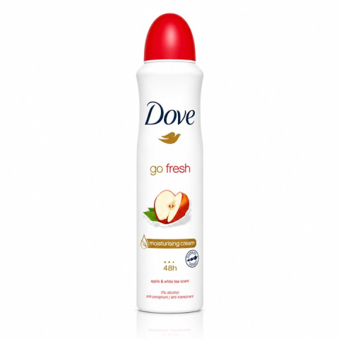 Deodorante femei - Dove Go Fresh Antiperspirant Spray Mar si Ceai Alb 250 ml
