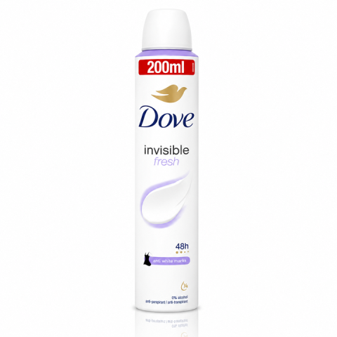 Ingrijire corp - Dove Invisible Fresh Antiperspirant Spray Anti Urme Albe 200 ml
