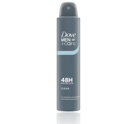 Deodorante - Dove Men+Care Clean Antiperspirant Spray 48h 200 ml