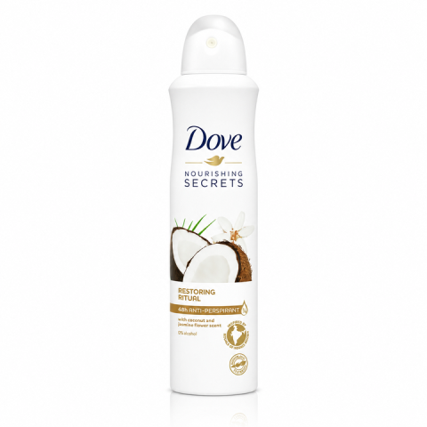 Ingrijire corp - Dove Nourishing Secrets Restoring Ritual Antiperspirant Spray cu Cocos 250 ml