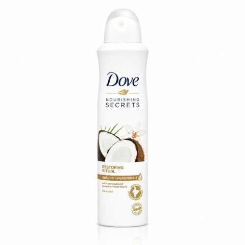 Deodorante femei - Dove Nourishing Secrets Restoring Ritual Antiperspirant Spray cu Cocos 250 ml