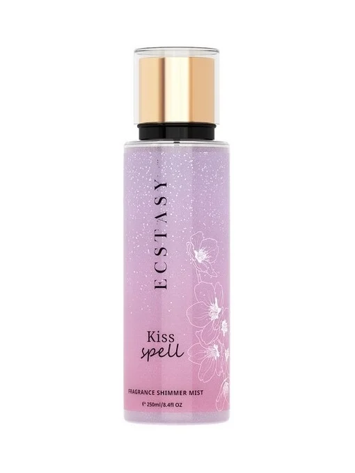 Spray corp - Ecstasy Kiss Spell Spray de Corp cu Sclipici 250 ml