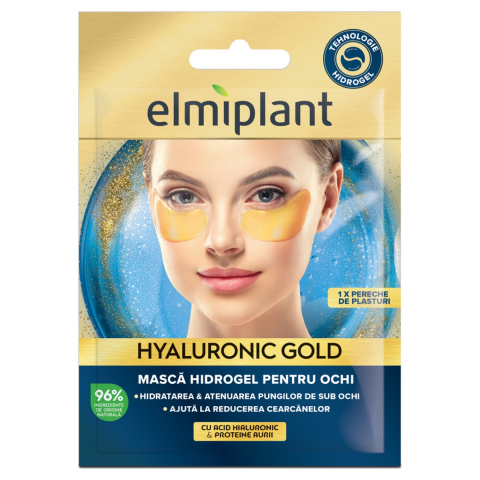Ingrijire ochi - Elmiplant Hyaluronic Gold Masca Hidrogel pentru Ochi