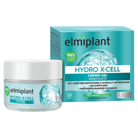 Ingrijire ten - Elmiplant Hydro X-Cell Crema-Gel Hidratanta Ten Normal Mixt 50 ml