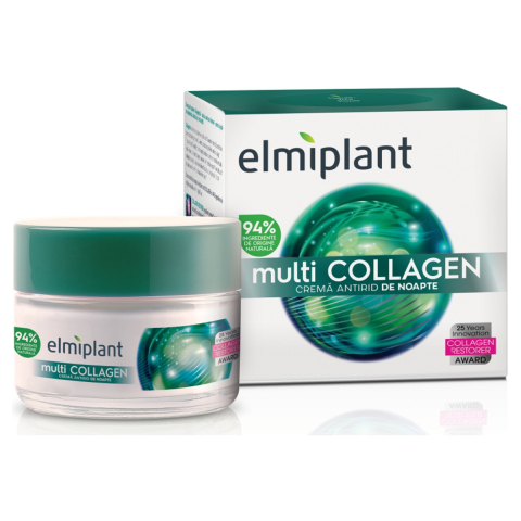 Ingrijire ten - Elmiplant Multi Collagen Crema Antirid de Noapte 50 ml