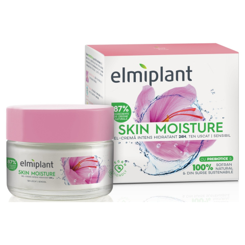 Ingrijire ten - Elmiplant Skin Moisture Gel-Crema Intens Hidratant 24h Ten Uscat Sensibil 50 ml