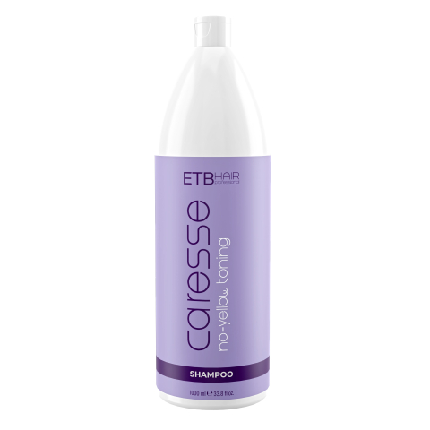 Sampon - ETB Hair Caresse No-Yellow Toning Sampon Nuantator Anti-Galben 1000 ml