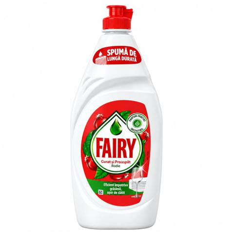 Curatenie - Fairy Curat si Proaspat Rodie Detergent Lichid de Vase 450 ml
