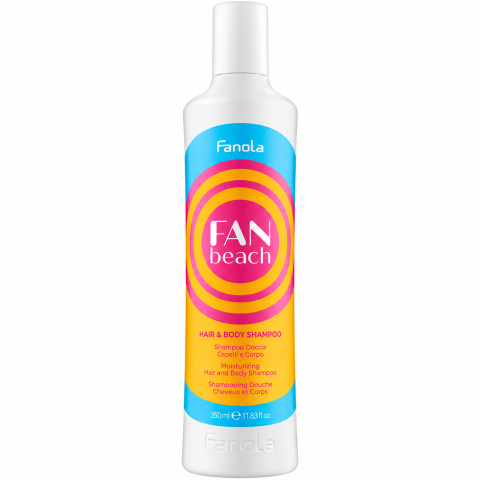 Ingrijire par - Fanola FAN Beach Sampon Hidratant pentru Par si Corp 350 ml