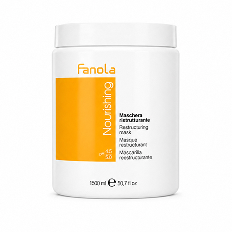 Masca par - Fanola Nourishing Masca de Par Restructuranta cu Proteine din Lapte 1500 ml