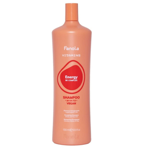 Ingrijire par - Fanola Vitamins Energy Be Complex Sampon Energizant pentru Par Slabit si Fin 1000 ml