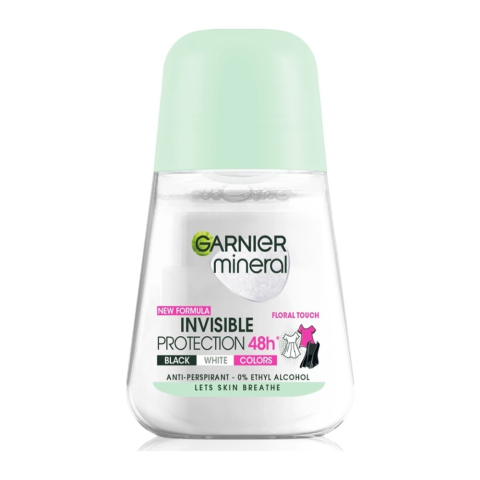 Deodorante femei - Garnier Mineral Invisible Antiperspirant Roll-On pentru Femei 50 ml